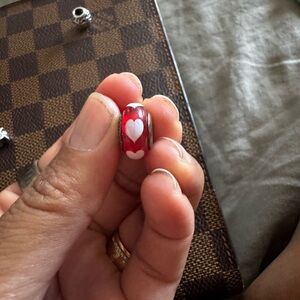 Pandora Red and White Charm